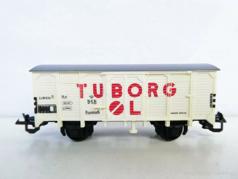 TT ZEUKE Nákladní vůz Tuborg DSB TOP STAV NEPOUŽITÝ V KRABIČCE
