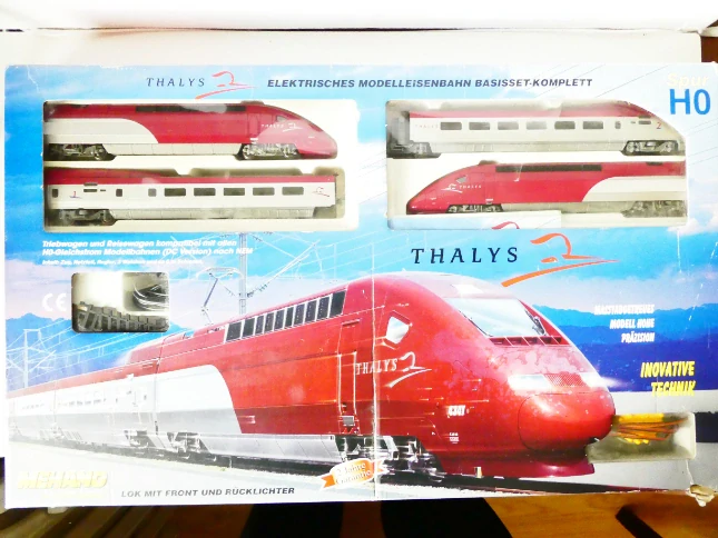 MEHANO T 680 Startovací sada THALYS 4341 PĚKNÝ STAV NEPOUŽÍVANÝ KOMPLETNÍ s průvodním listem v orig. krabici