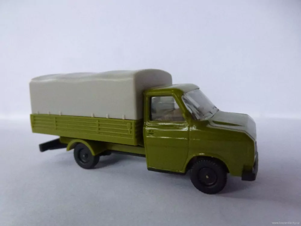 H0 Nákladní automobil Ford Transit valník plachta - Herpa Germany 1:87