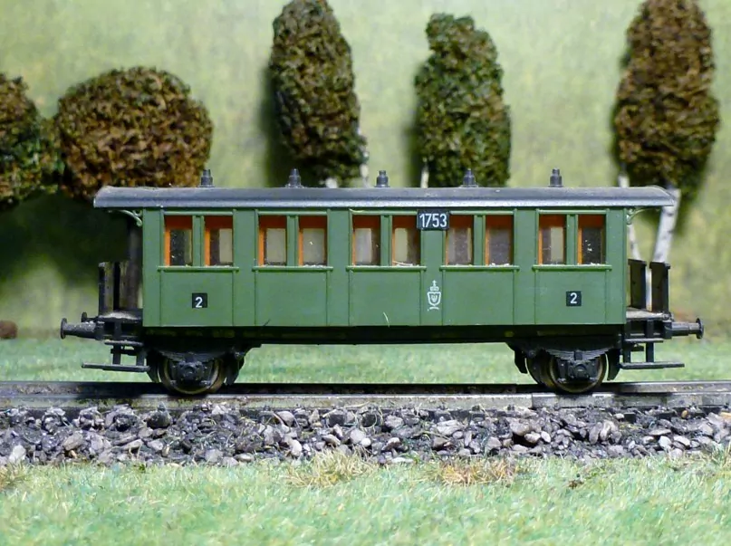 TT BTTB Osobní vůz 2. tř. 1753 KPEV