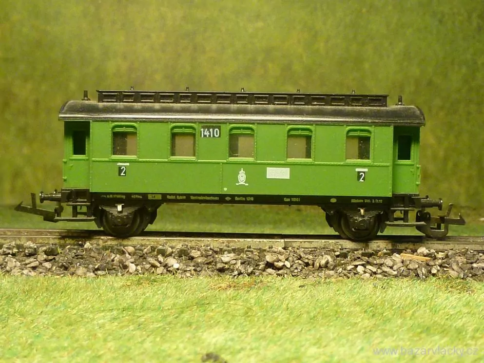 TT Zeuke Osobní vůz KPEV 1410 zelený 2. tř.