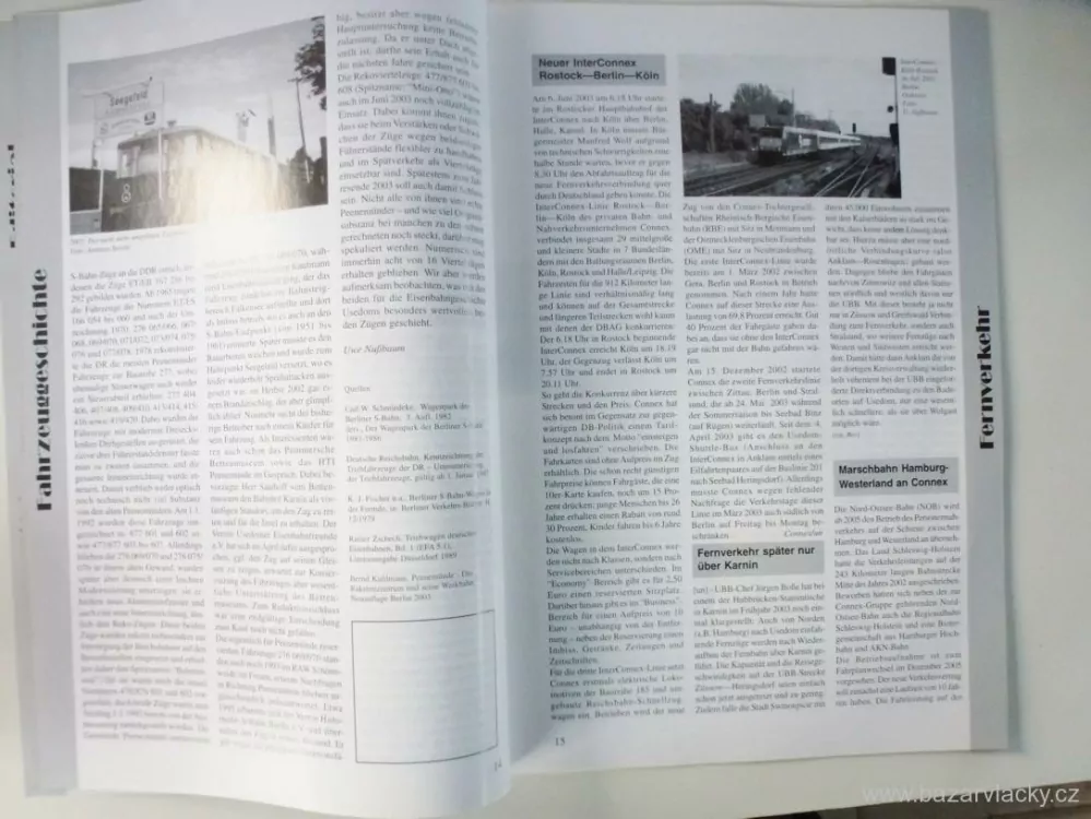 Časopis STRECKENPOST Neues und historisches von der Eisenbahn auf Usedom č. 4