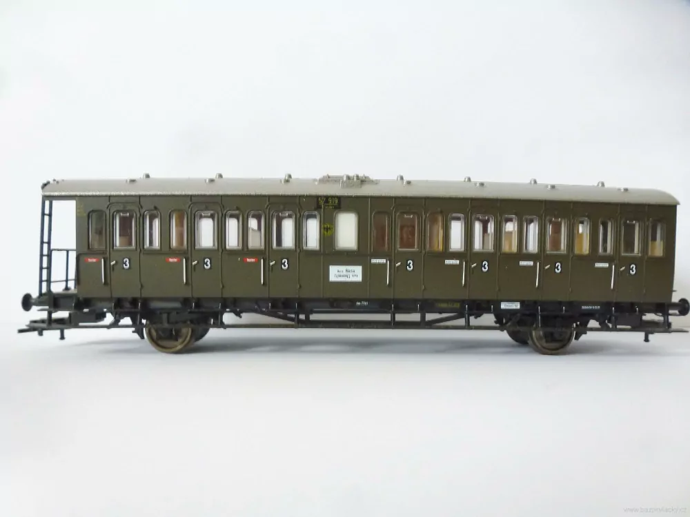 H0 PIKO 53141 Osobní vůz 3. tř. DRG TOP STAV NEPOUŽITÝ vč. doplňků