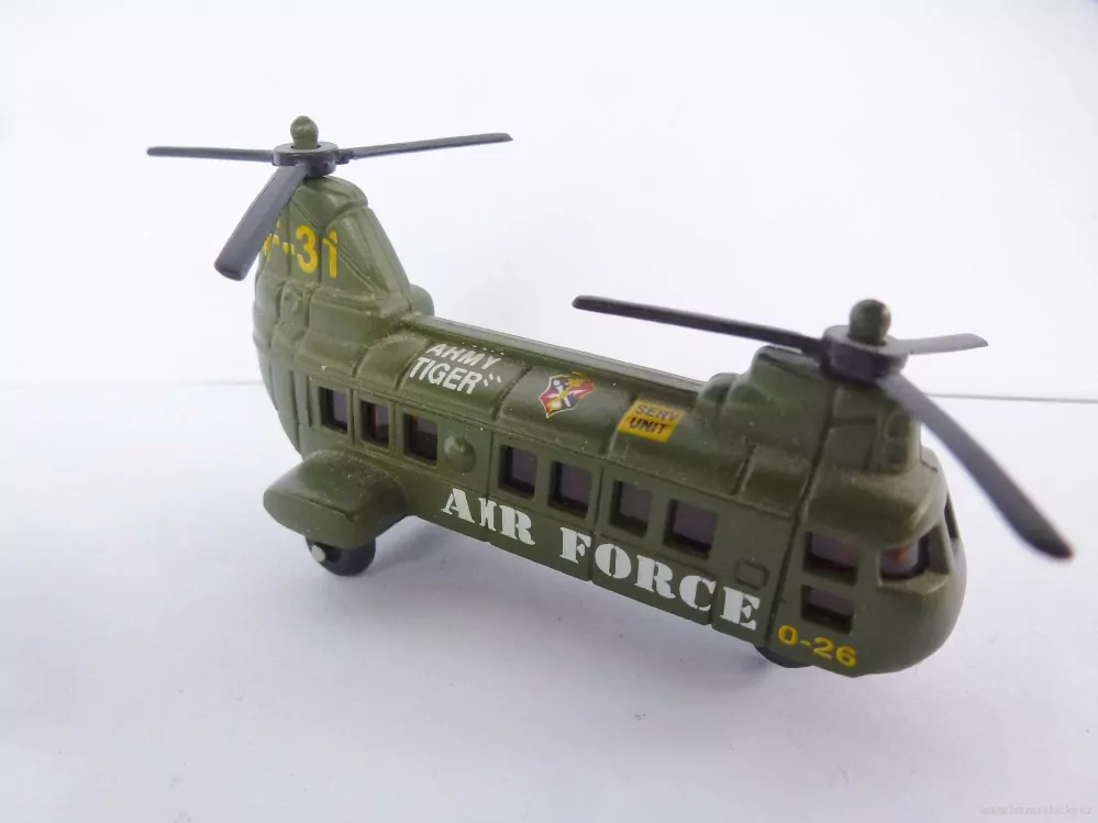 Vojenský vrtulník AIR FORCE 7 x 1 x 2,5 cm
