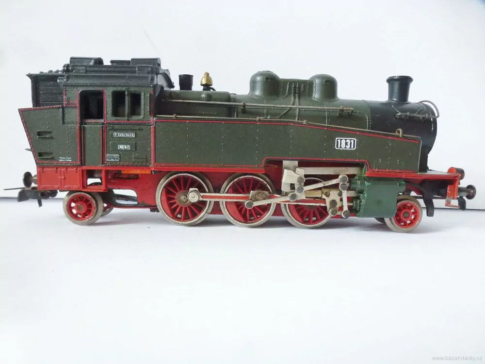 H0 GÜTZOLD Parní lokomotiva BR 75 - 1831 zelená