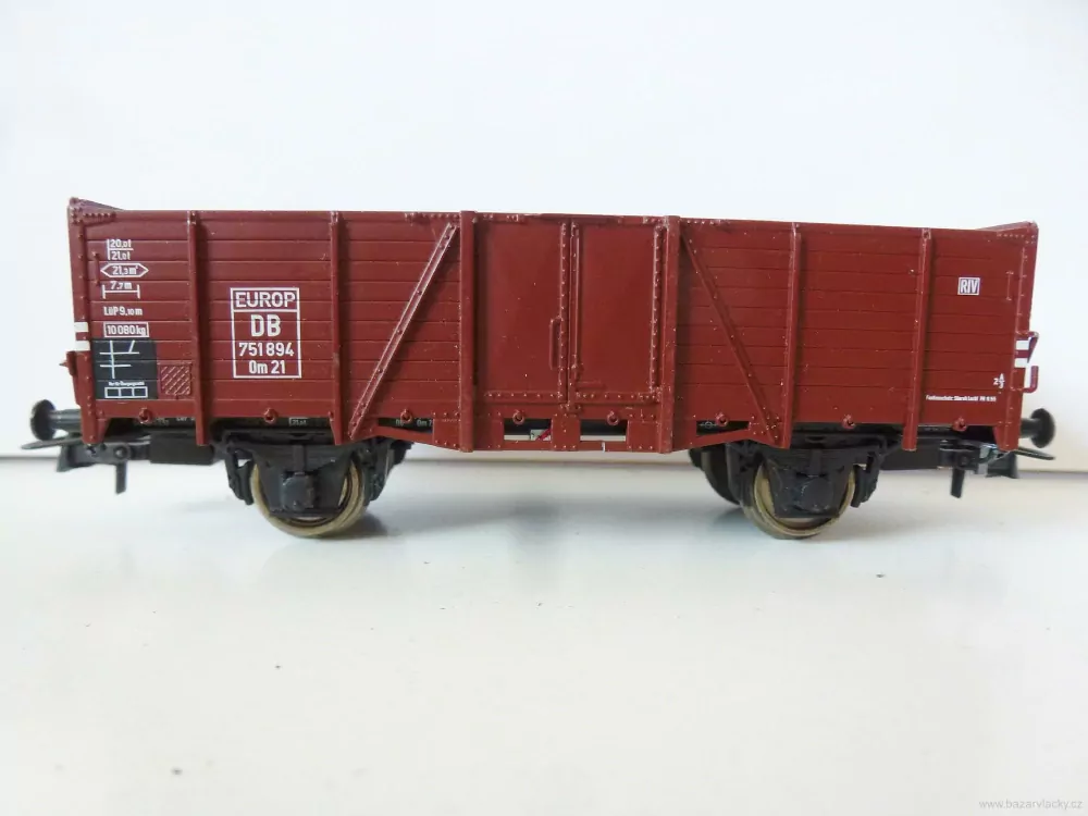 H0 ROCO Nákladní vůz otevřený stěrk DB 