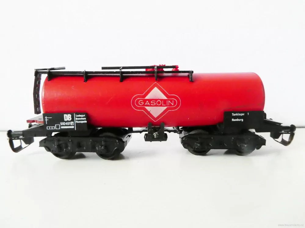 TT BTTB Cisternový vůz DB GASOLIN NA OPRAVU ZÁBRADLÍ
