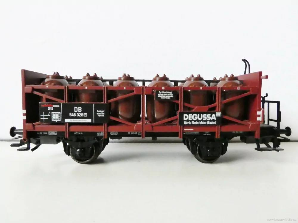 H0 MÄRKLIN - Nákladní vůz na kyselinu DEGUSSA DB TOP STAV NEPOUŽITÝ