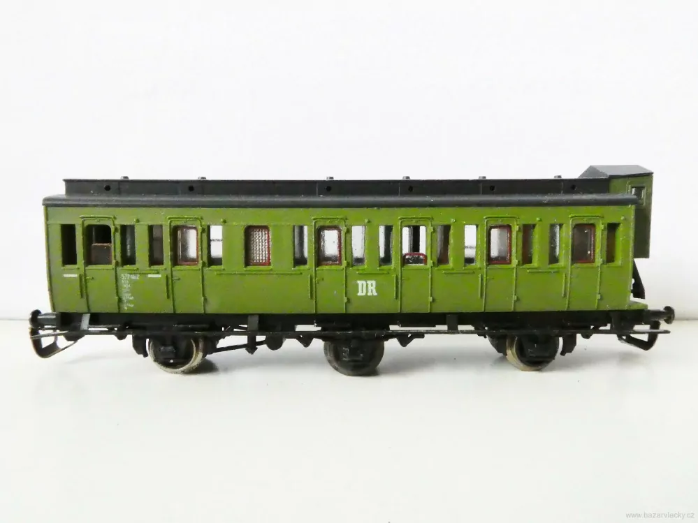 TT BTTB Osobní vůz 522-427 s budkou DR 3-osý PĚKNÝ STAV