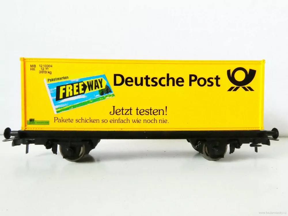 H0 ROCO - Nákladní vůz Deutsche Post TOP STAV
