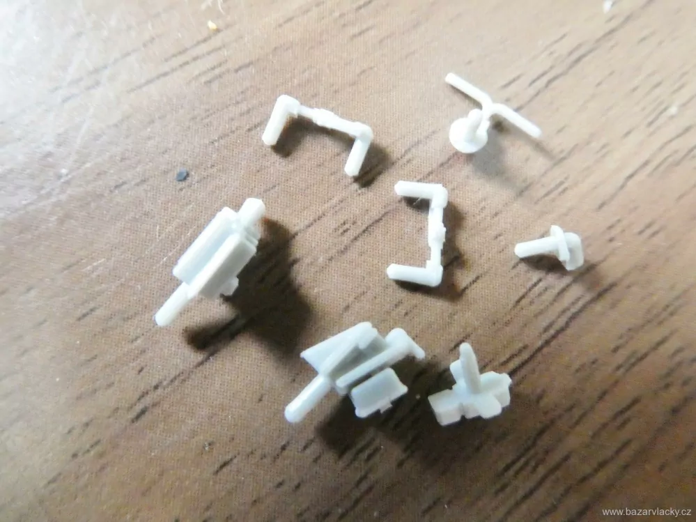 H0 SET Plastový náhradní díl, doplněk - vše, co je na foto