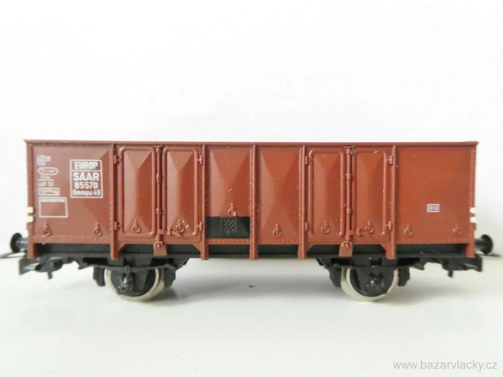 H0 PIKO Nákladní vůz otevřený EUROP SAAR TOP STAV z vitríny