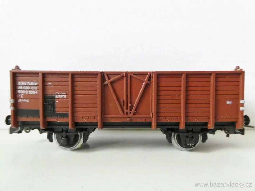 H0 PIKO Nákladní vůz otevřený bez značení TOP STAV z vitríny