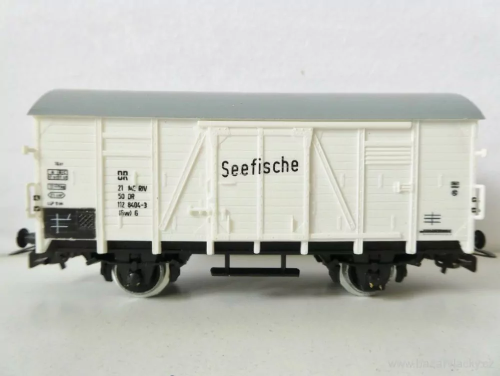 H0 PIKO Nákladní chladírenský vůz Seefische DR TOP STAV NEPOUŽITÝ