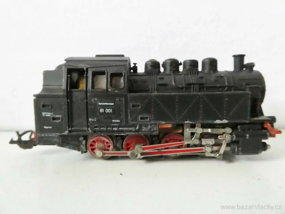 TT BTTB Parní lokomotiva BR 81 001 DR - NÁRAZNÍKY DOPLNĚNY!!
