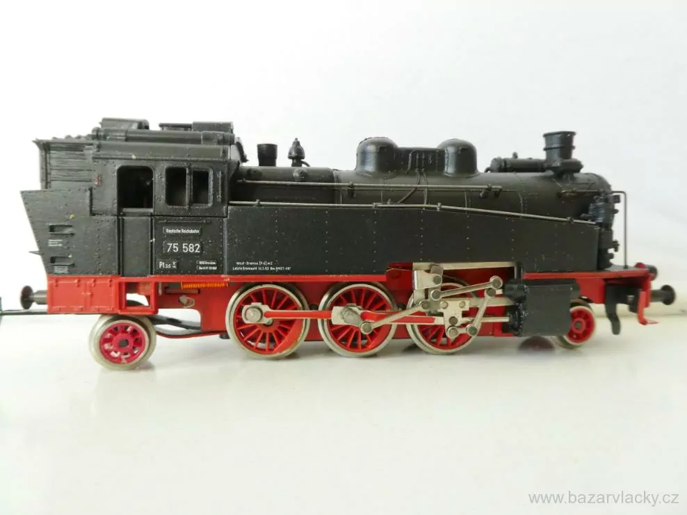 H0 PIKO Parní lokomotiva BR 75 582 DR TOP STAV