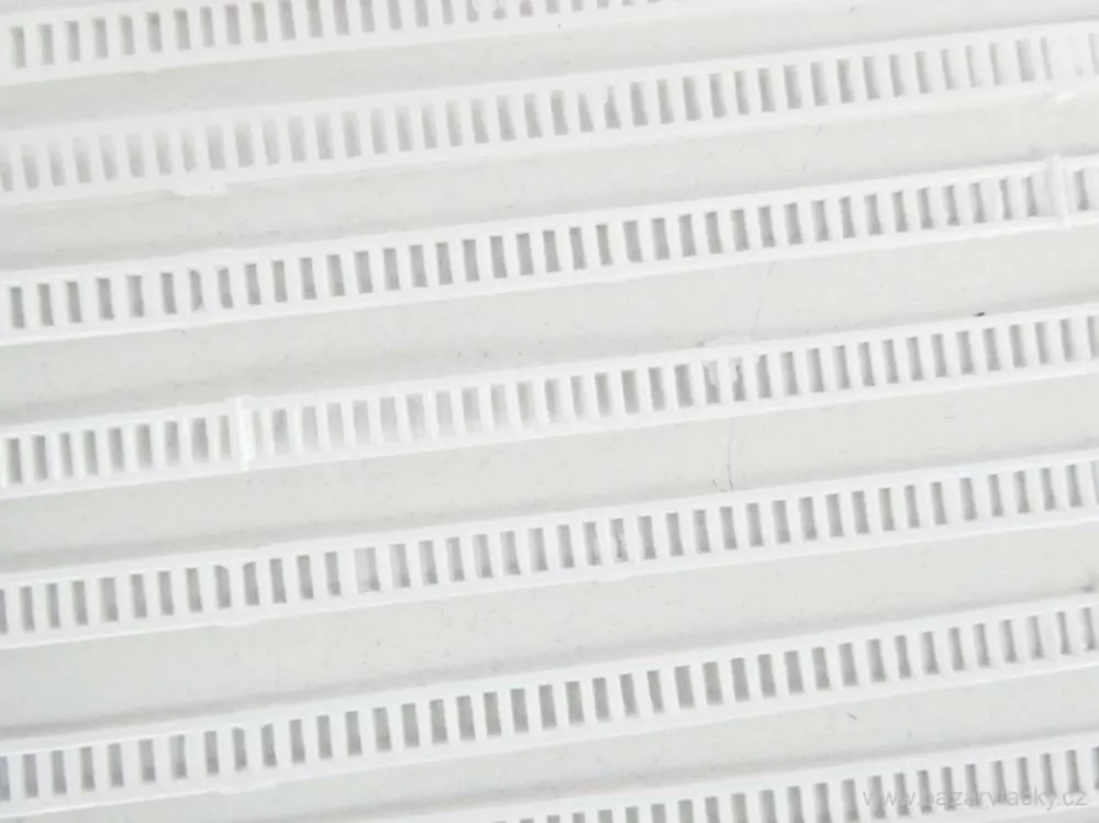 TT/H0 Žebřík - plot - bílý 20 cm - SET 10 ks