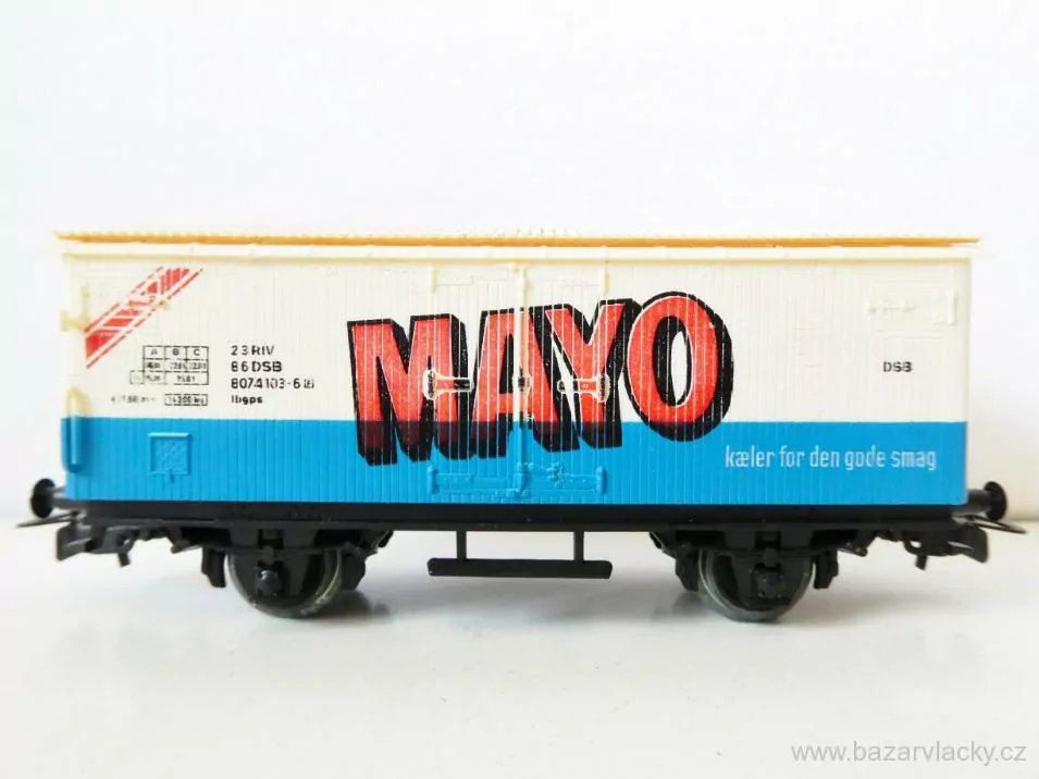 H0 PIKO - Chladírenský vůz MAYO DSB TOP STAV NEPOUŽITÝ