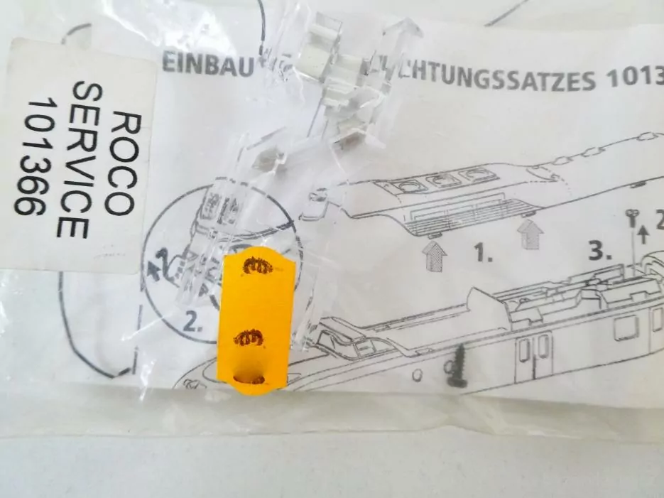 H0 ROCO SERVICE 101366 Osvětlovací sada pro vozy NOVÉ NEROZBALENÉ