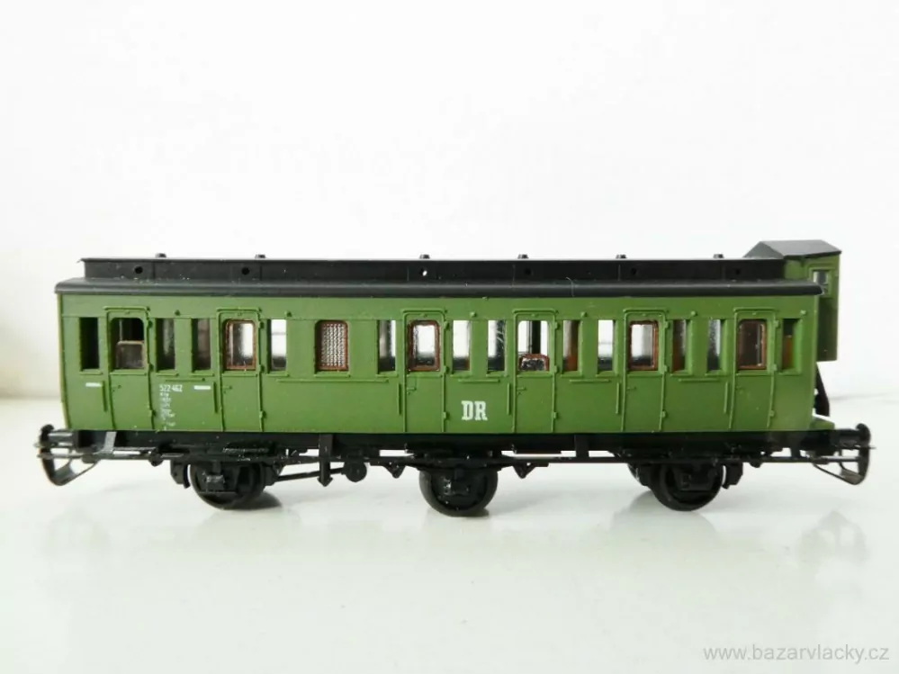 TT BTTB Osobní vůz s budkou 3-osý 522-462 DR TOP STAV NEPOUŽITÝ V KRABIČCE