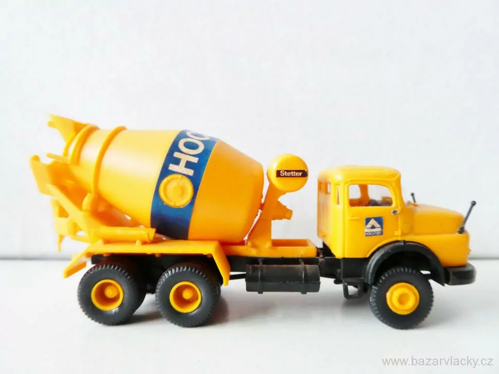 H0 Kibri Nákladní automobil Mercedes - míchačka na beton PĚKNÝ STAV