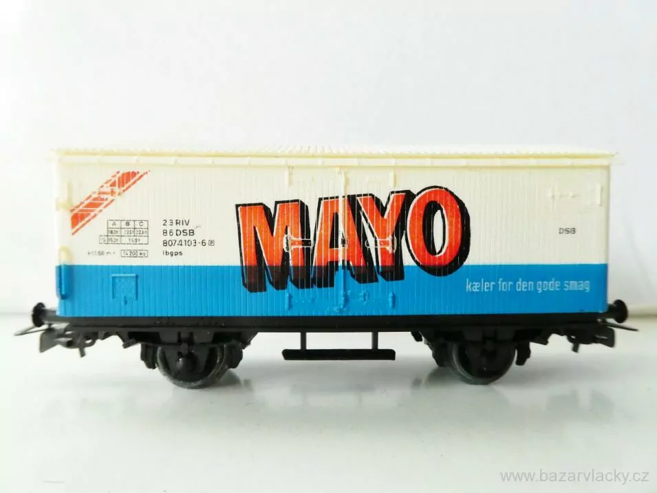 H0 PIKO Chladírenský vůz MAYO DSB TOP STAV