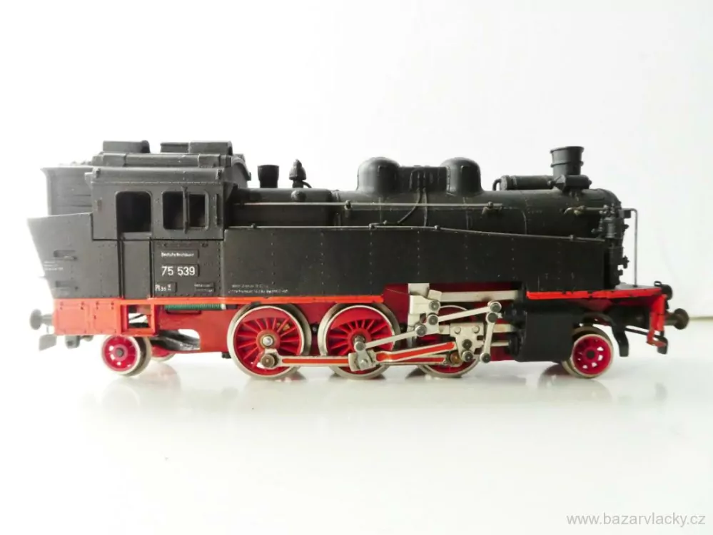 H0 GÜTZOLD Parní lokomotiva BR 75 539 DR PĚKNÝ STAV