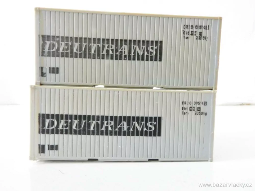 H0 SET 2 ks Kontejner DEUTRANS 