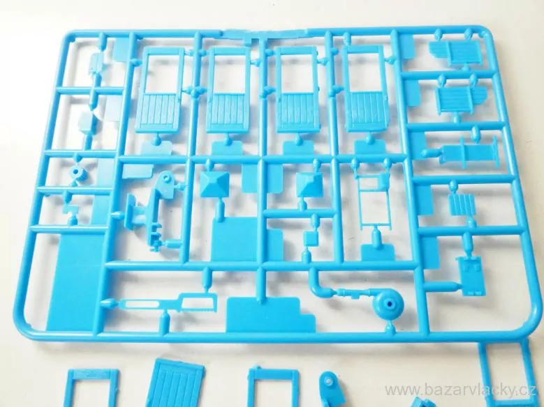 H0/TT MIX SET Zbytky stavebnic - Stavební doplňky - viz foto (vše, co je na foto)