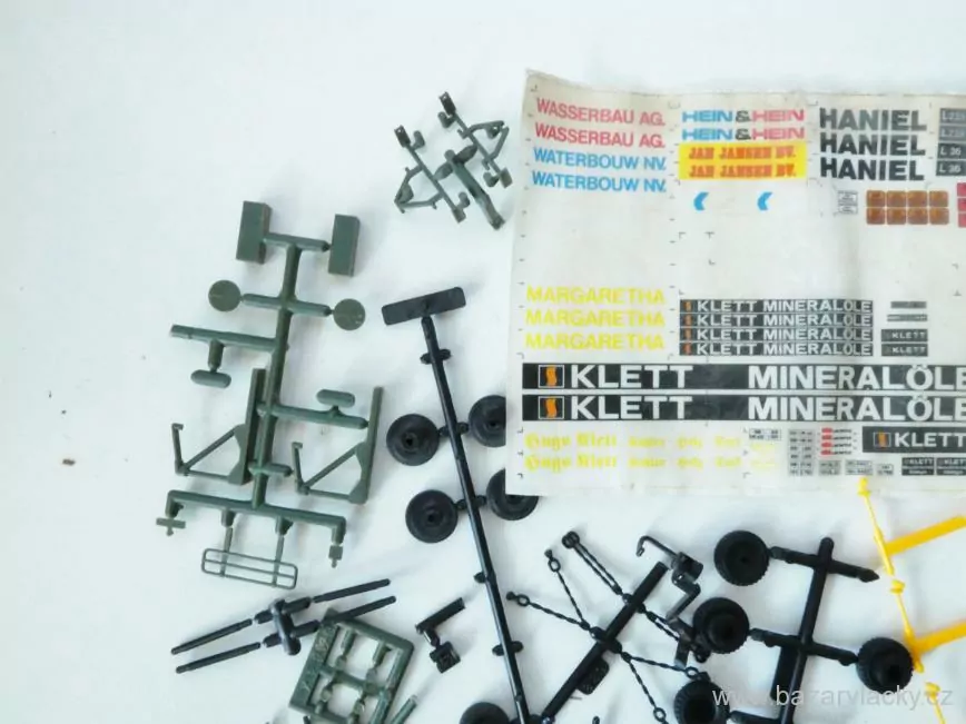 H0 Kibri Náhradní díly na automobily a obtisky Kibri Haft.-Et. 382