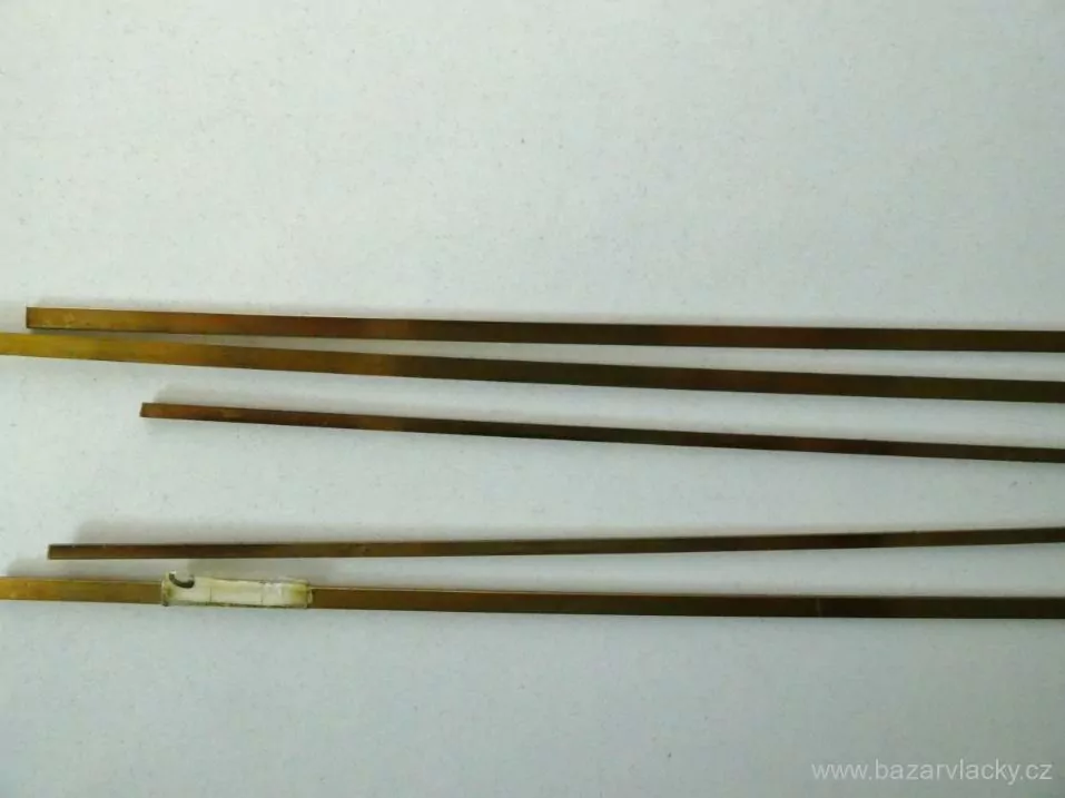 SET 5 ks Měděná tyčky 19,5 - 31 cm