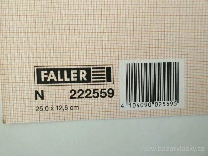 N Faller 222559 Karton - zdivo Stavební cihly 25 x 12,5 cm