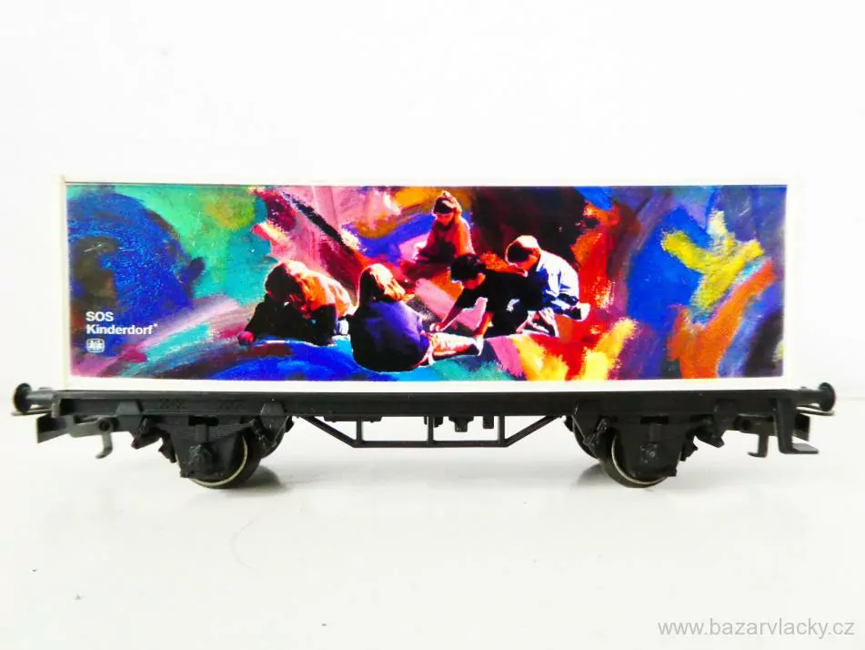 H0 Märklin Kontejnerový nákladní vůz PĚKNÝ STAV
