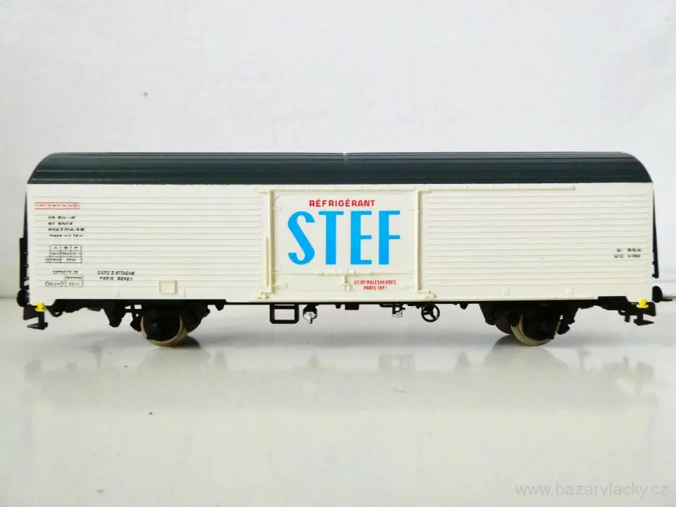H0 PIKO Nákladní chladírenský vůz STEF SNCF TOP STAV NEPOUŽITÝ