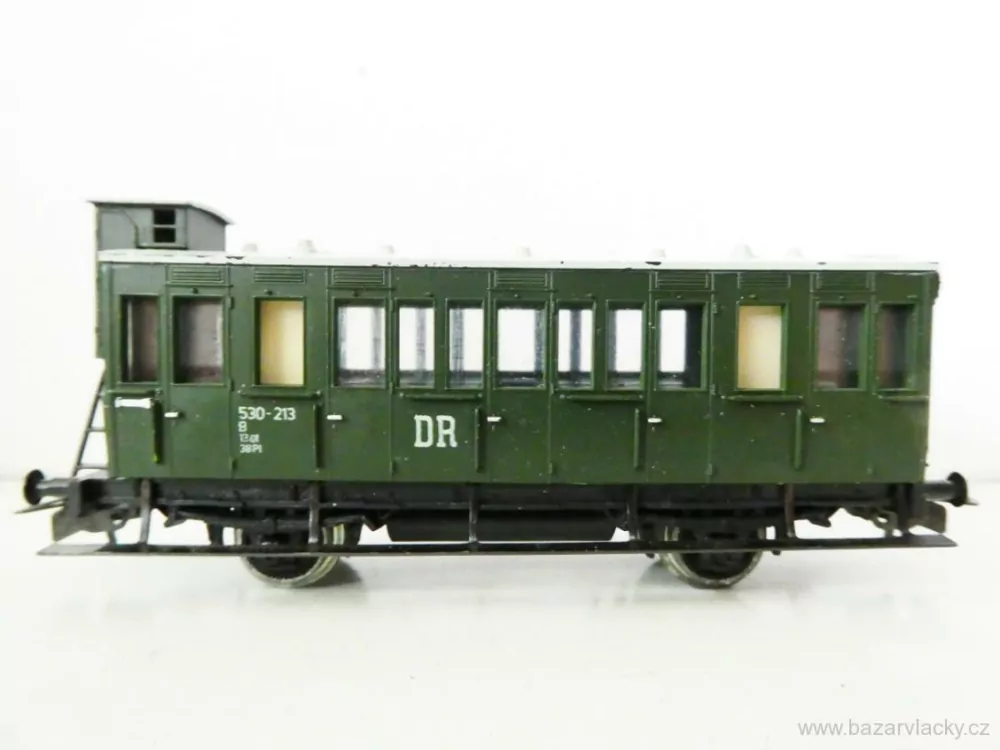 H0 PIKO Osobní vůz DR 530-213 s budkou brzdaře PĚKNÝ STAV