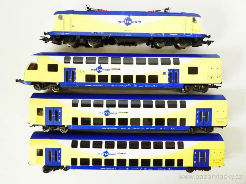 H0 TRIX 21246 Souprava METRONOM s elektrickou lokomotivou BR 146 TOP STAV NEPOUŽITÉ