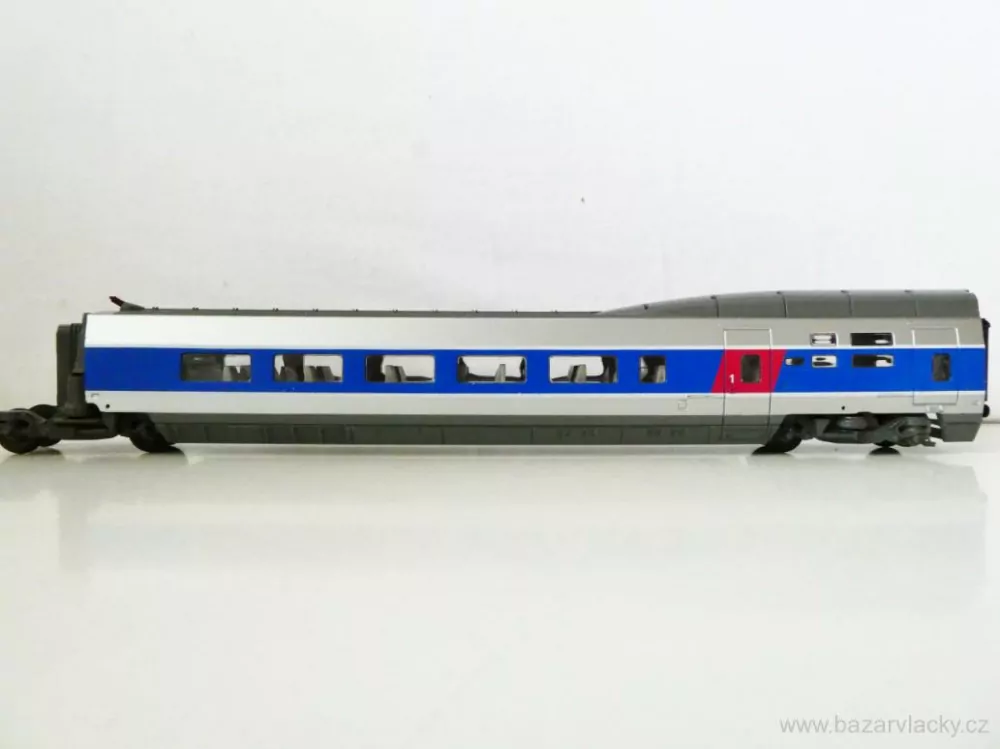 H0 LIMA Osobní vůz 1. tř - díl k elektrické soupravě TGV SNCF PĚKNÝ STAV