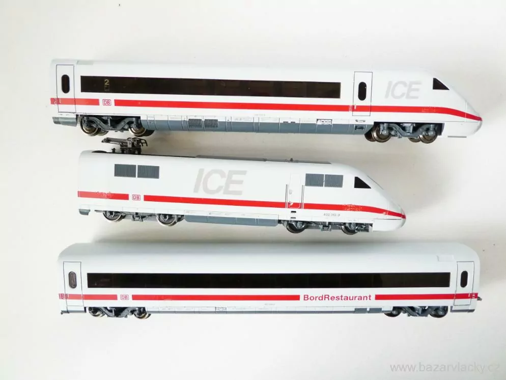 H0 ROCO Elektrická souprava 3-dílná ICE 402 012-9 DB OSVĚTLENÁ