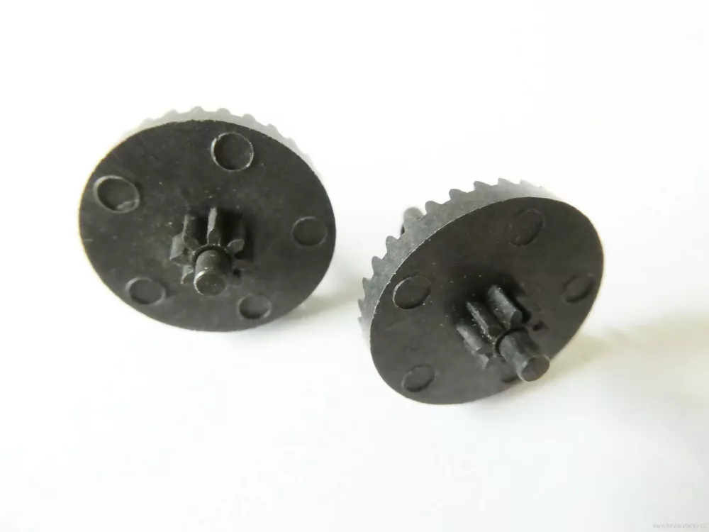 SET 2 ks Ozubený převod délka 19,5 mm, průměr 17 mm