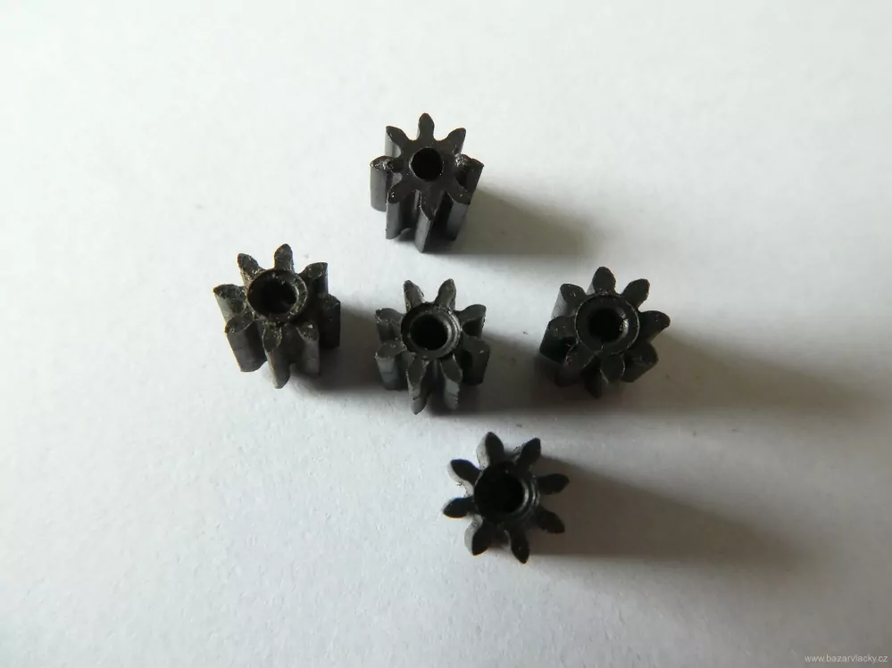 SET 5 ks Ozubený převod průměr 5 mm, délka 5 mm