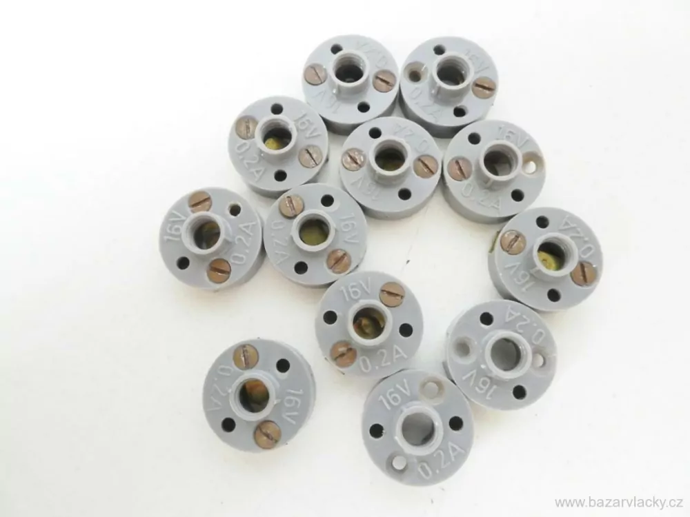 SET 10 ks Objímka na mini žárovku