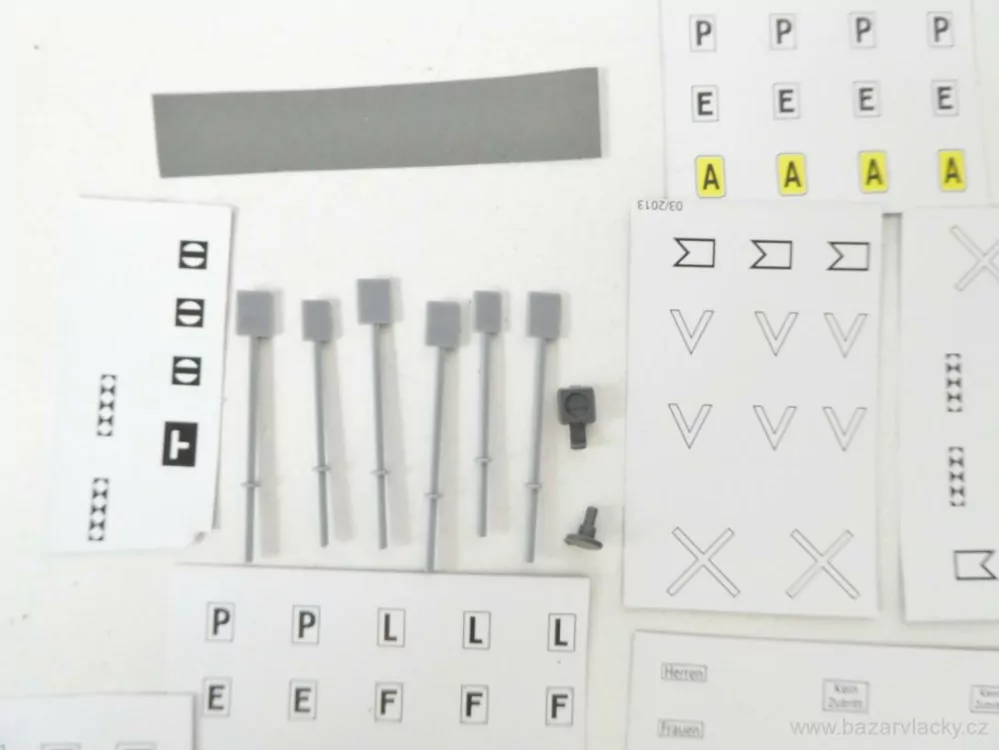 SET Dopravní značení + popisky (vše, co je na foto)