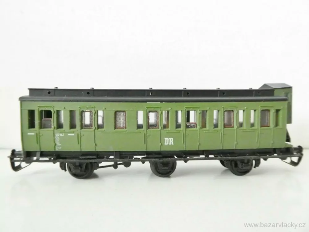 TT BTTB Osobní vůz 522-462 3-osý s budkou brzdaře DB PĚKNÝ STAV