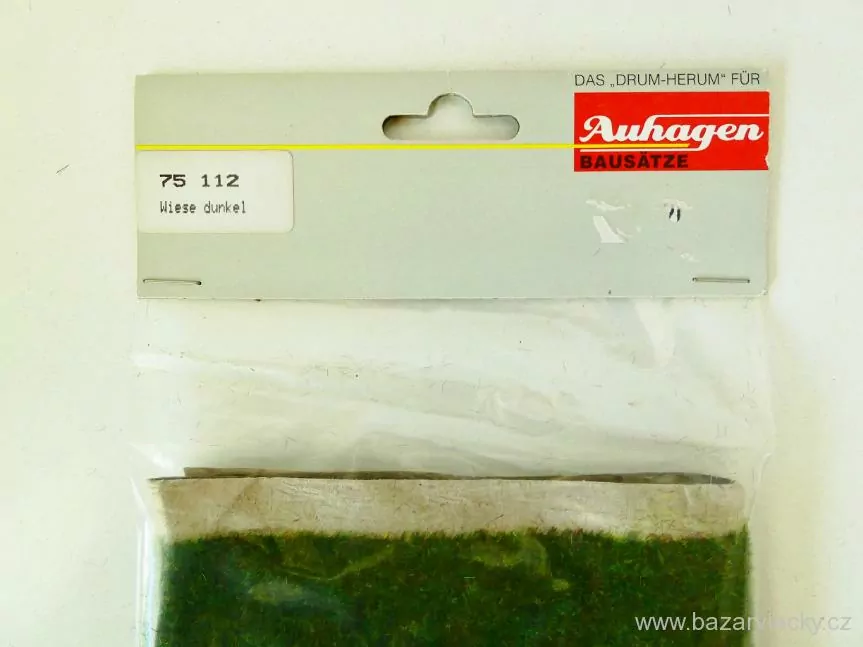 TT/H0 Travní koberec tmavě zelená 50 x 35cm / Auhagen 75112 NOVÉ ZABALENÉ