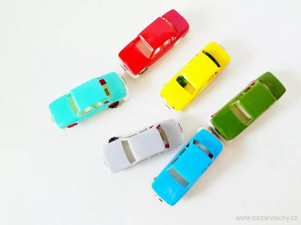 H0 SET 6ks Osobní automobil Wartburg starší výroby