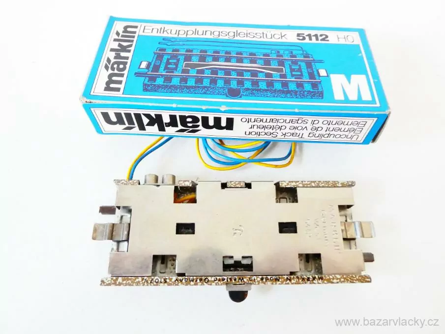 H0 MÄRKLIN 5112 Rozpojovací kolej (Engkupplungsgleisstück) NOVÁ v krabičce