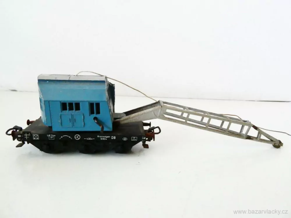 H0 MÄRKLIN 4611 Pracovní vůz - železniční jeřáb DB