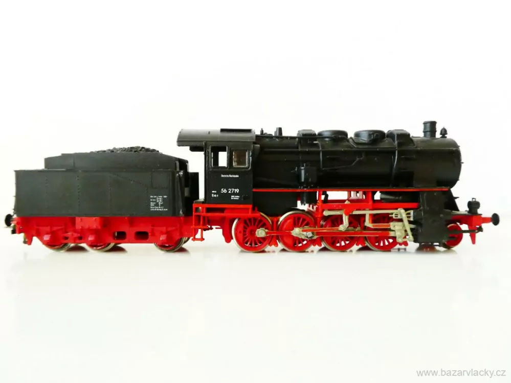 H0 PIKO Parní lokomotiva BR 56 2719 s tendrem OSVĚTLENÁ TOP STAV