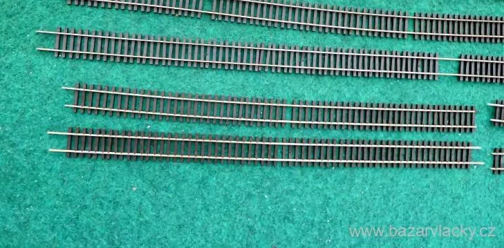H0 SET 6 ks TILLIG  85125 FLEXI KOLEJ ( cca 39 - 89 cm )