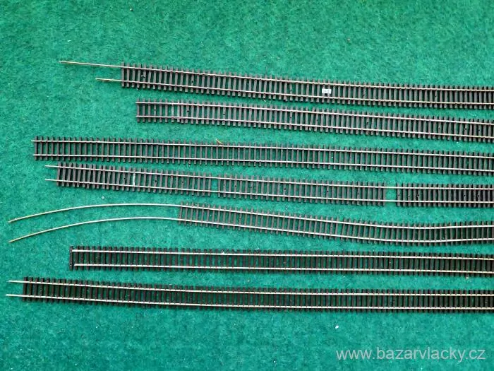 H0 SET 7 ks - H0 TILLIG FLEXI KOLEJ 85125 5 ks a TILLIG FLEXI KOLEJ 82117 G1 2x